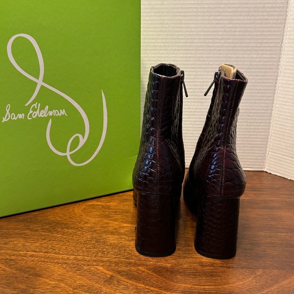 Sam Edelmam Codie Square Toe bootie / shoes US Size 7 1/2 M - Picture 13 of 16